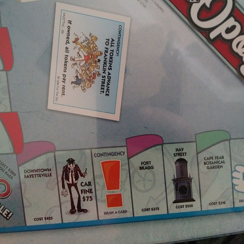 🆕Fayetteville-Opoly Board Game Fayetteville NC - Picture 8 of 8